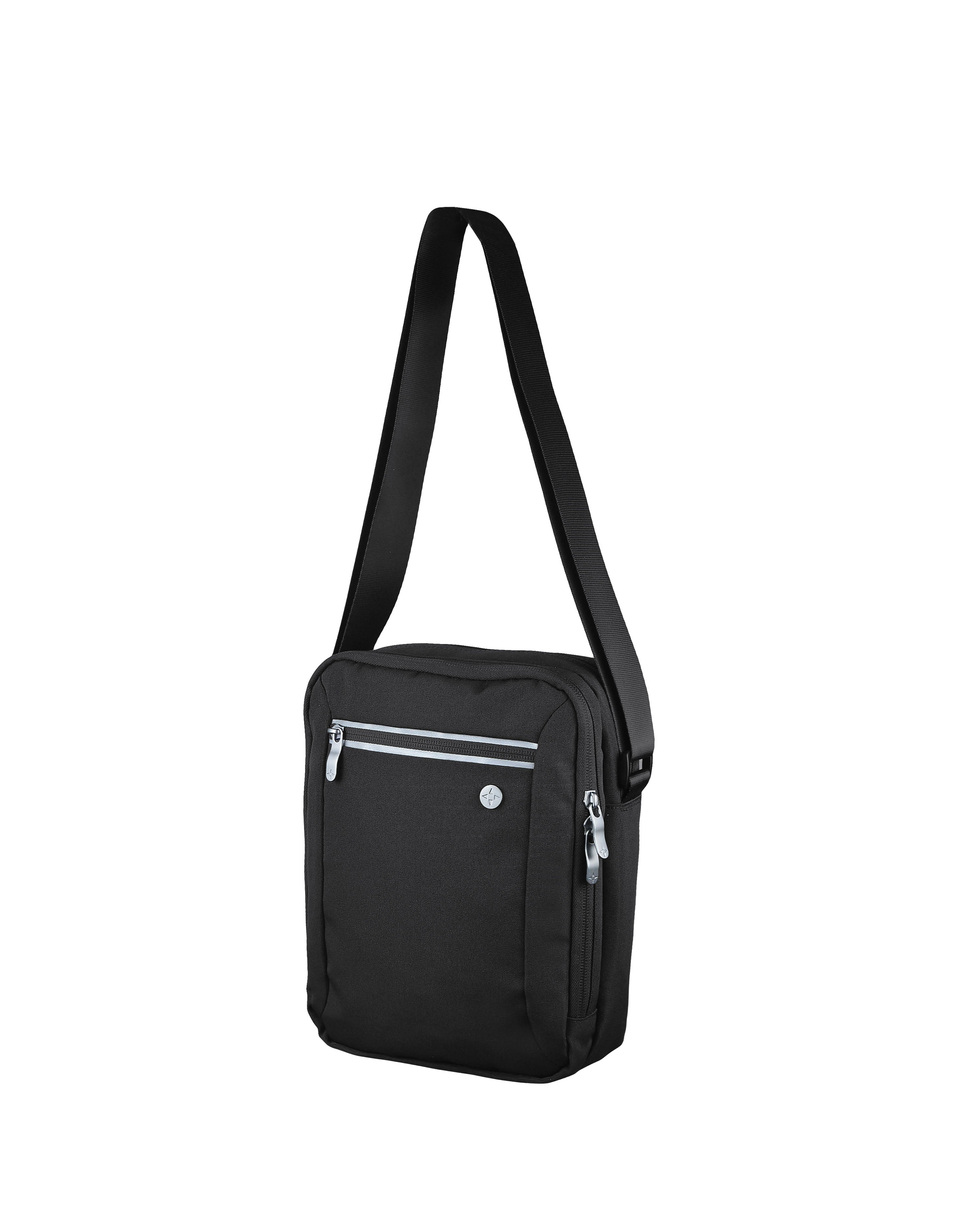 TOKYO VERTICAL WORLD TRAVELLER Black Sling Bag