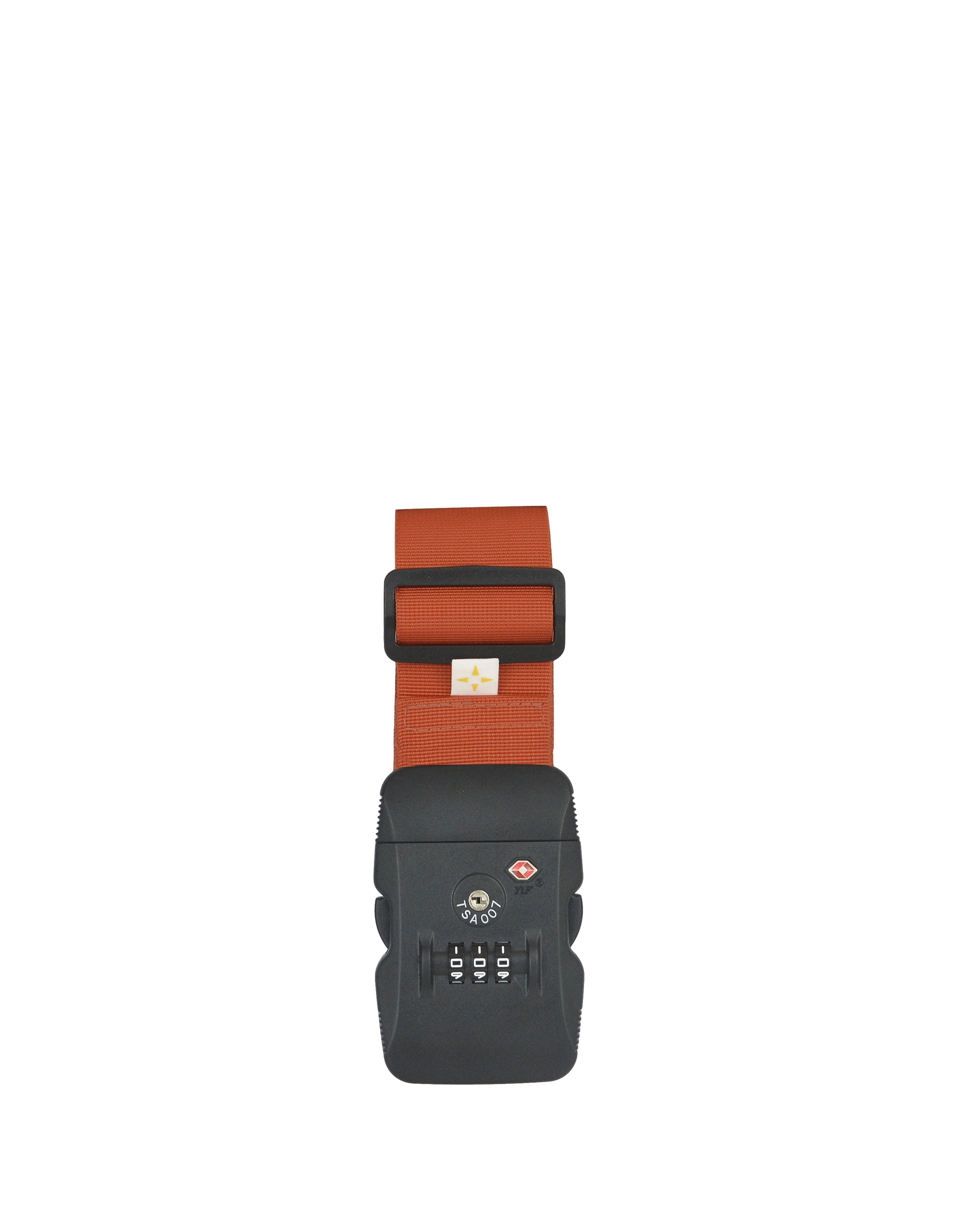 TSA LUGGAGE STRAP WORLD TRAVELLER Orange Luggage Strap