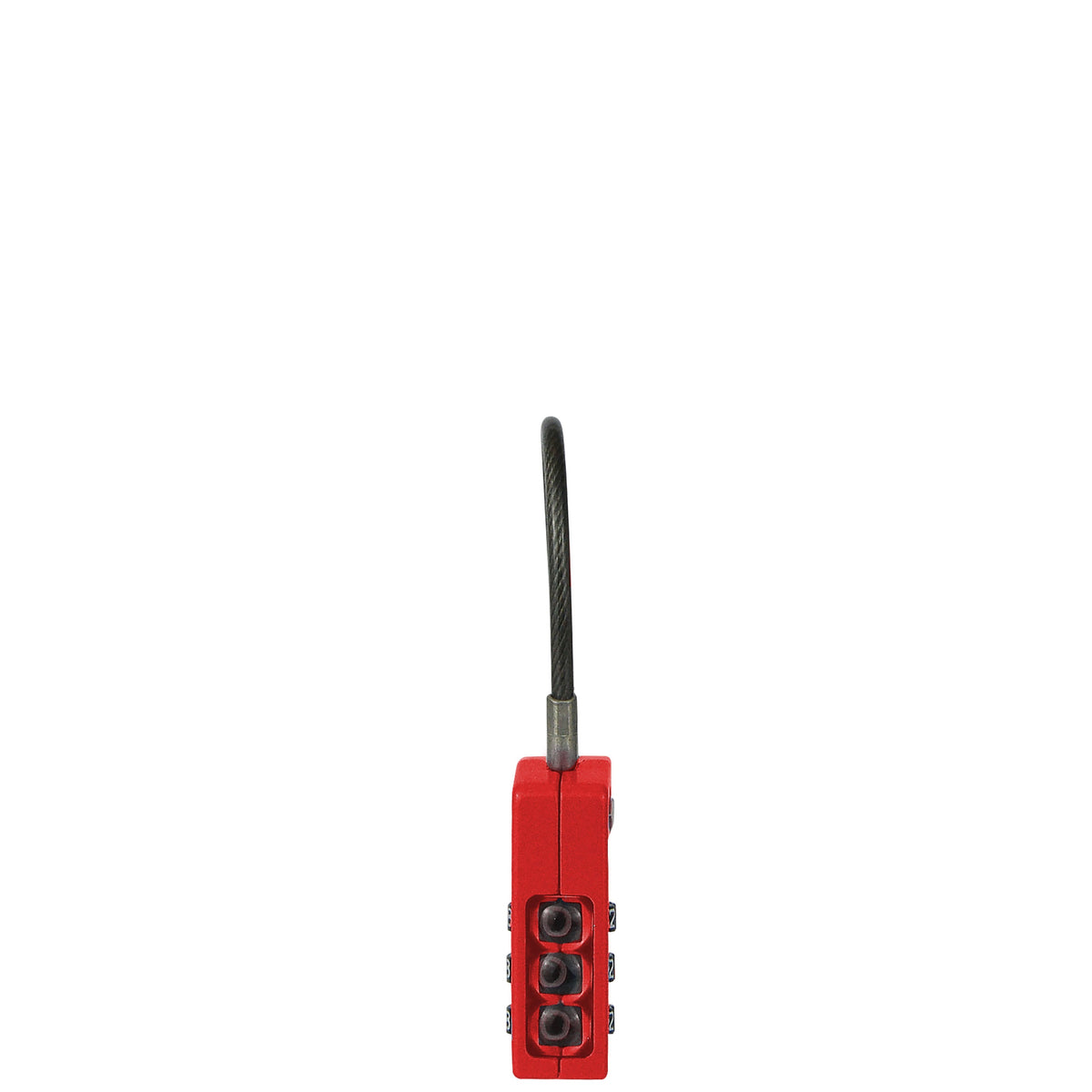 MAGNIFIED DIAL CABLE TSA LOCK WORLD TRAVELLER