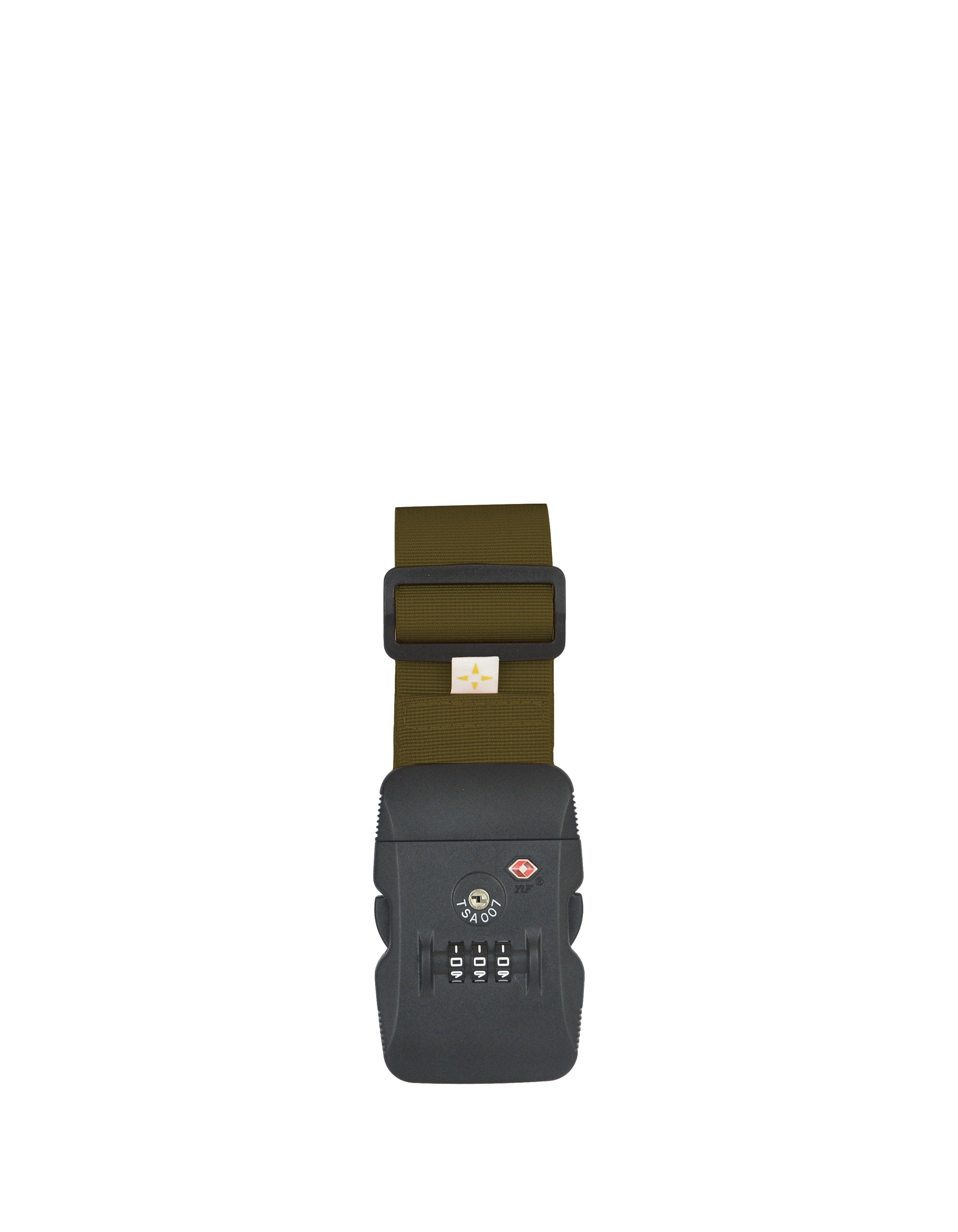 TSA LUGGAGE STRAP WORLD TRAVELLER Green Luggage Strap