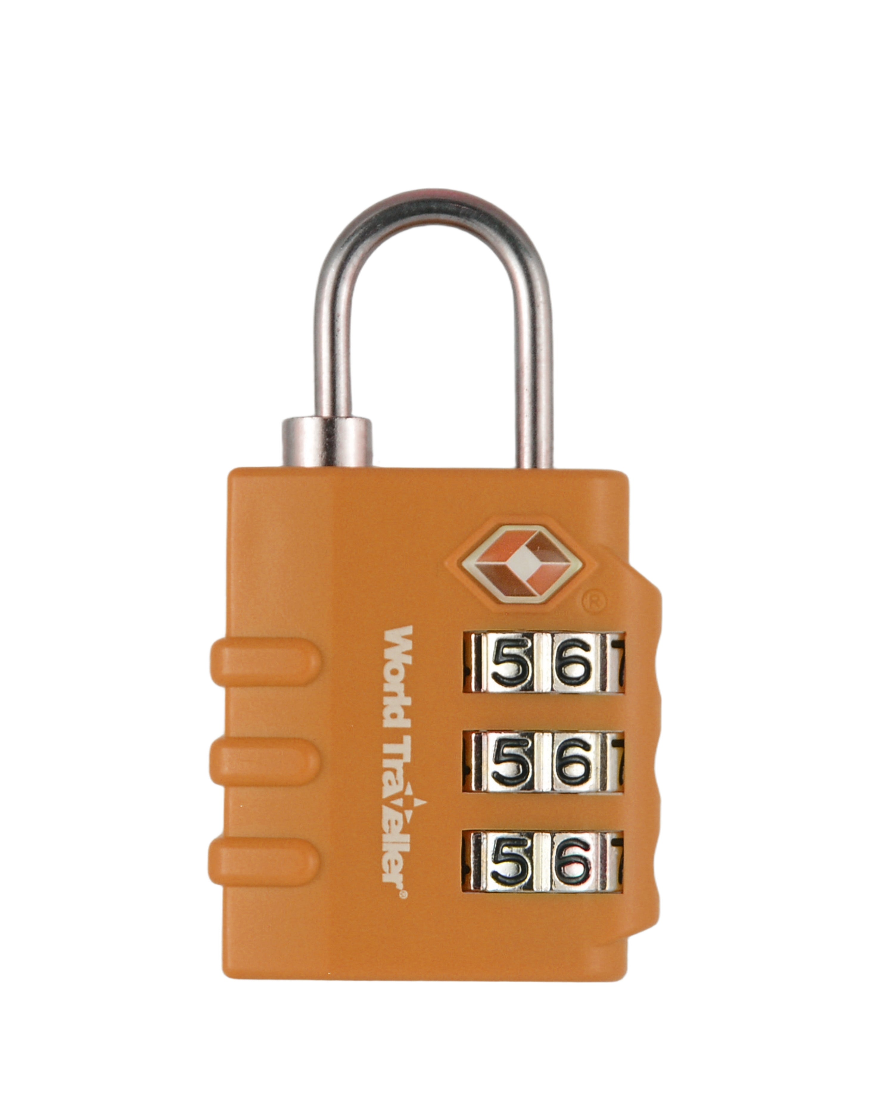 3-DIAL TSA LOCK WORLD TRAVELLER Golden Honey TSA Lock