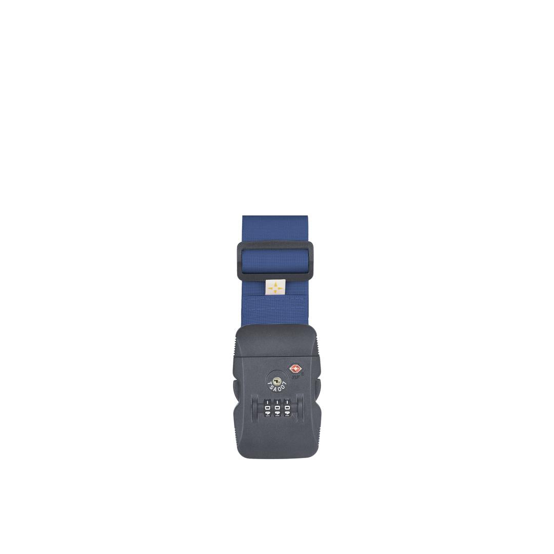 TSA LUGGAGE STRAP WORLD TRAVELLER Blue Luggage Strap