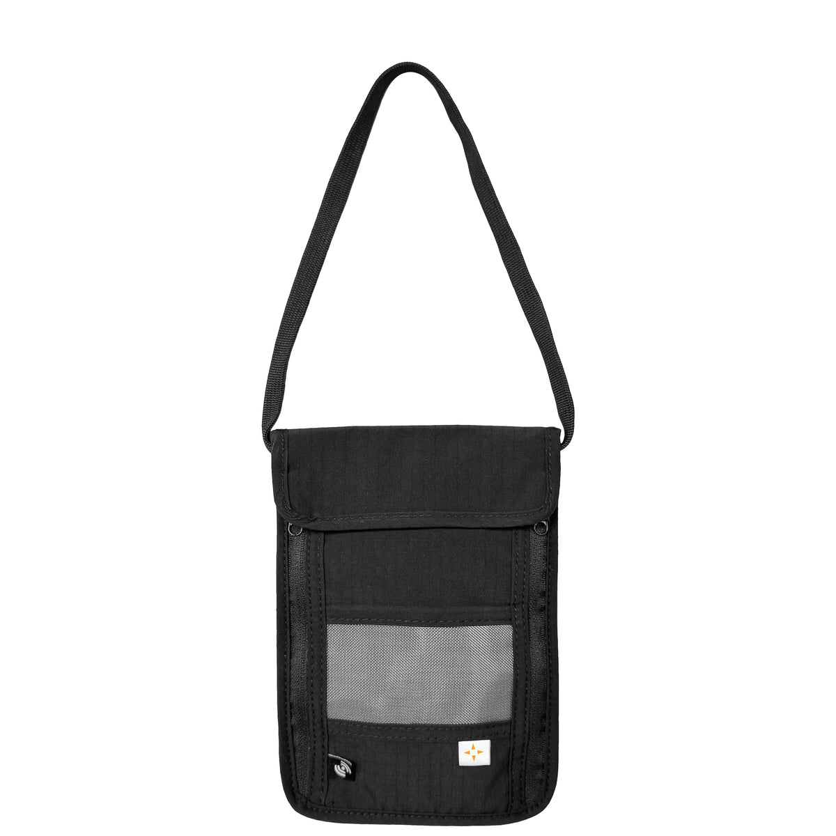 RFID NECK STASH WORLD TRAVELLER Black Neck Stash