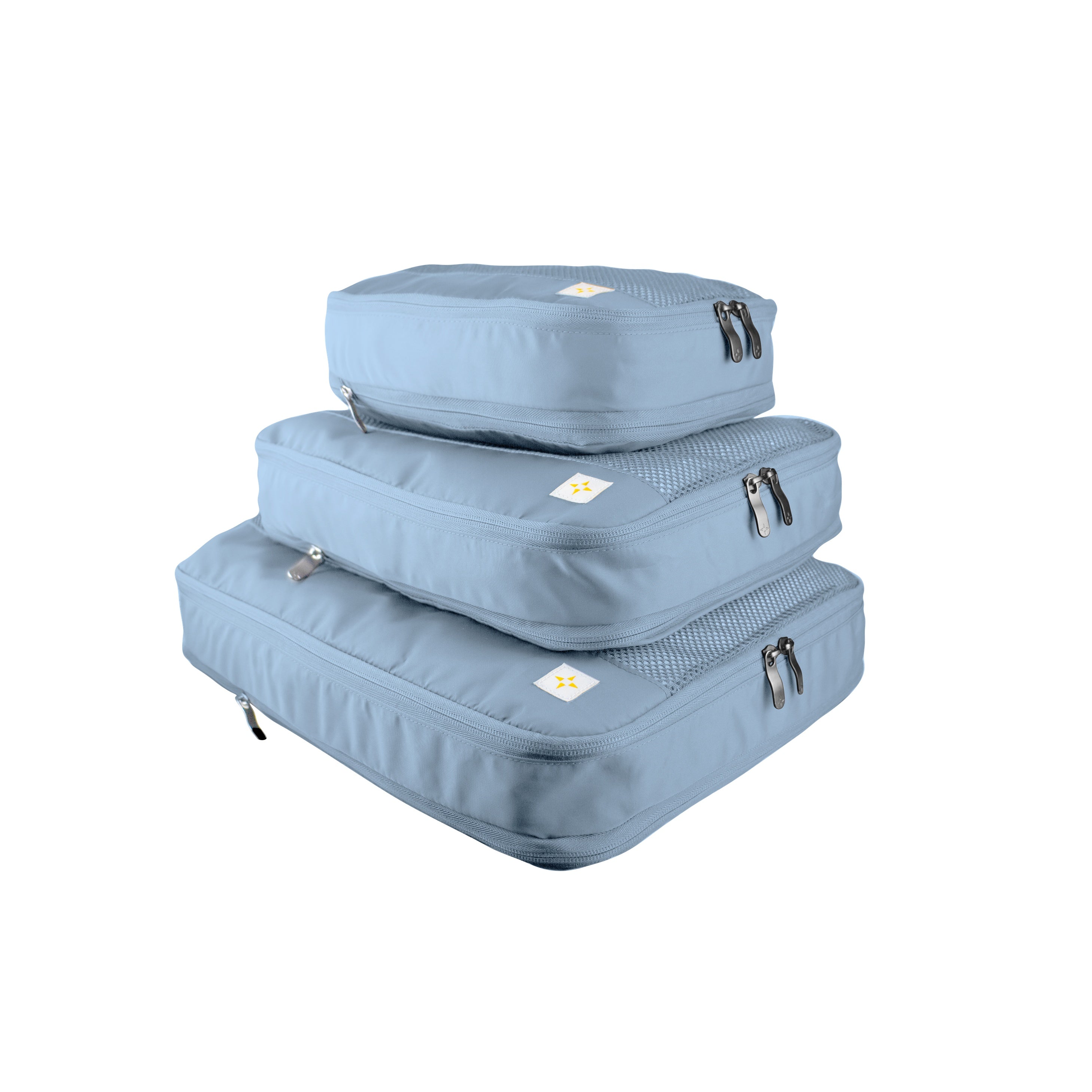 WORLD TRAVELLER 3PC COMP PCKNG CUBE SET ORGANIZER/PACKING CUBES