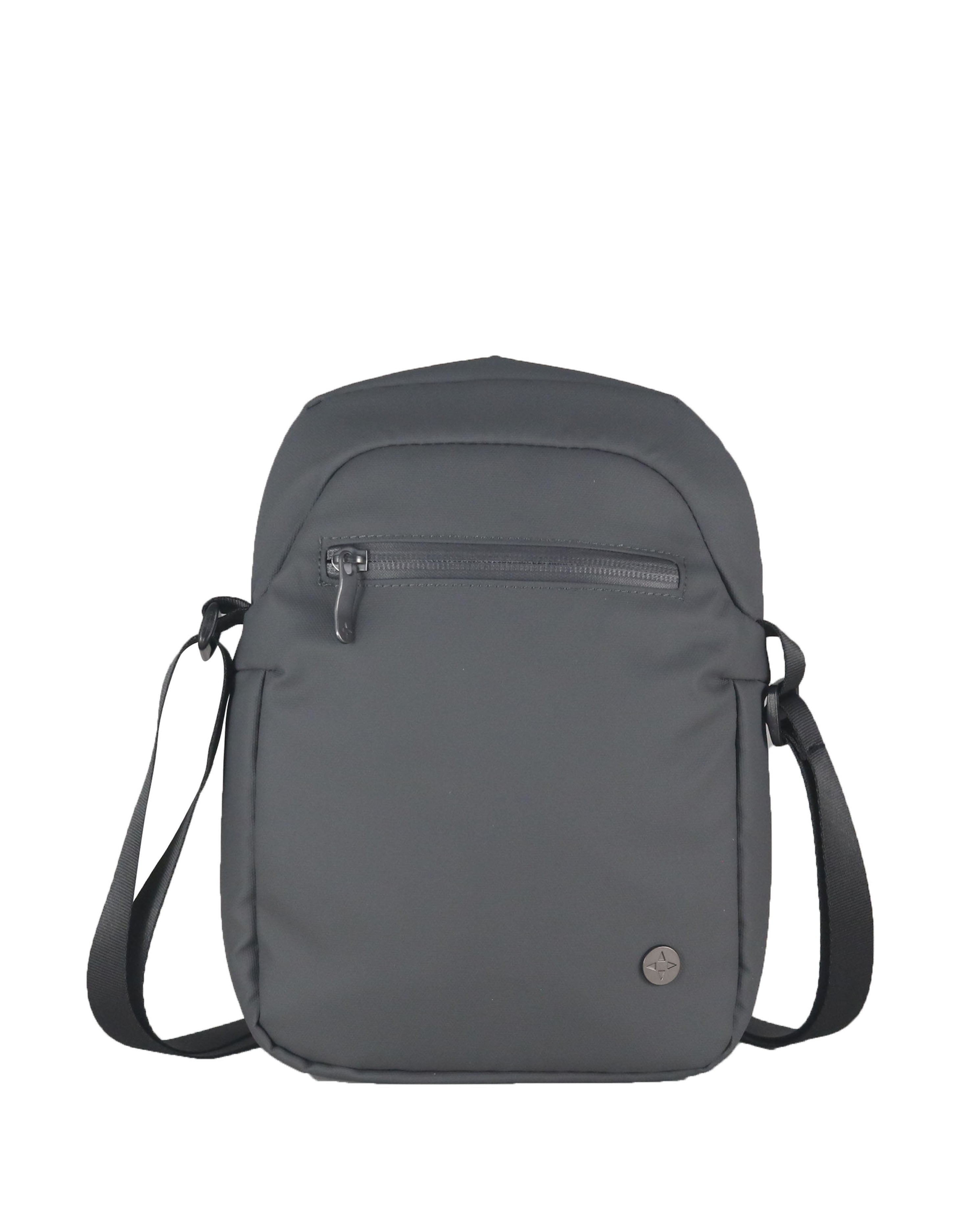 DRESDEN VERTICAL BAG WORLD TRAVELLER Grey Sling Bag