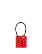 MAGNIFIED DIAL CABLE TSA LOCK WORLD TRAVELLER Red TSA Lock