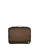 3-PCS COMPRESSIBLE PACKING CUBE SET WORLD TRAVELLER Brown Packing Cube Set