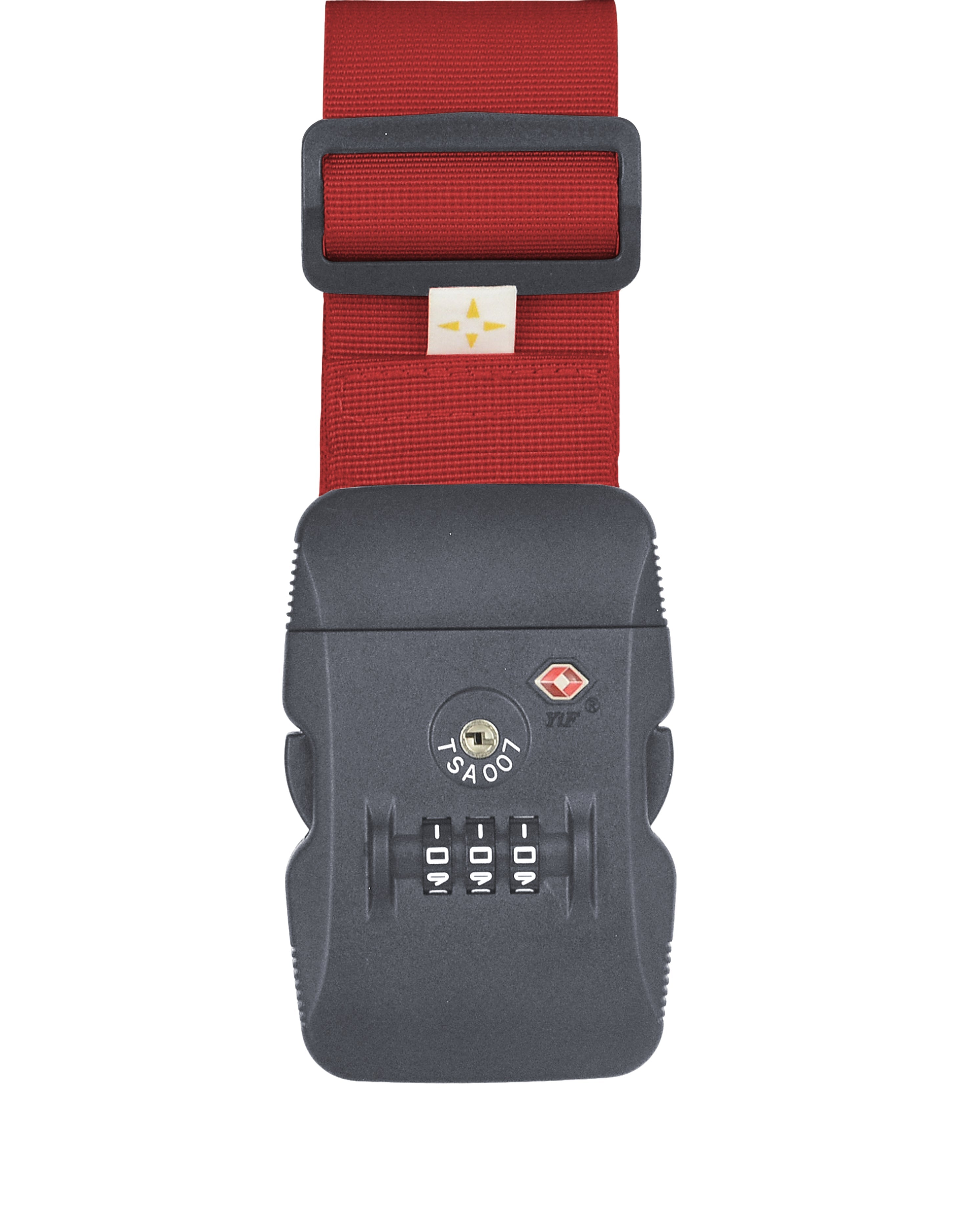 TSA LUGGAGE STRAP WORLD TRAVELLER Red Luggage Strap