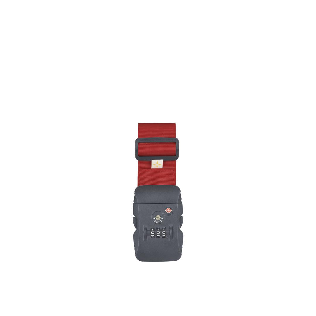TSA LUGGAGE STRAP WORLD TRAVELLER Red Luggage Strap