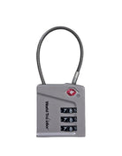 DIAL CABLE TSA LOCK World Traveller Grey OS