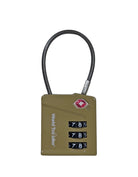 DIAL CABLE TSA LOCK World Traveller Brown OS