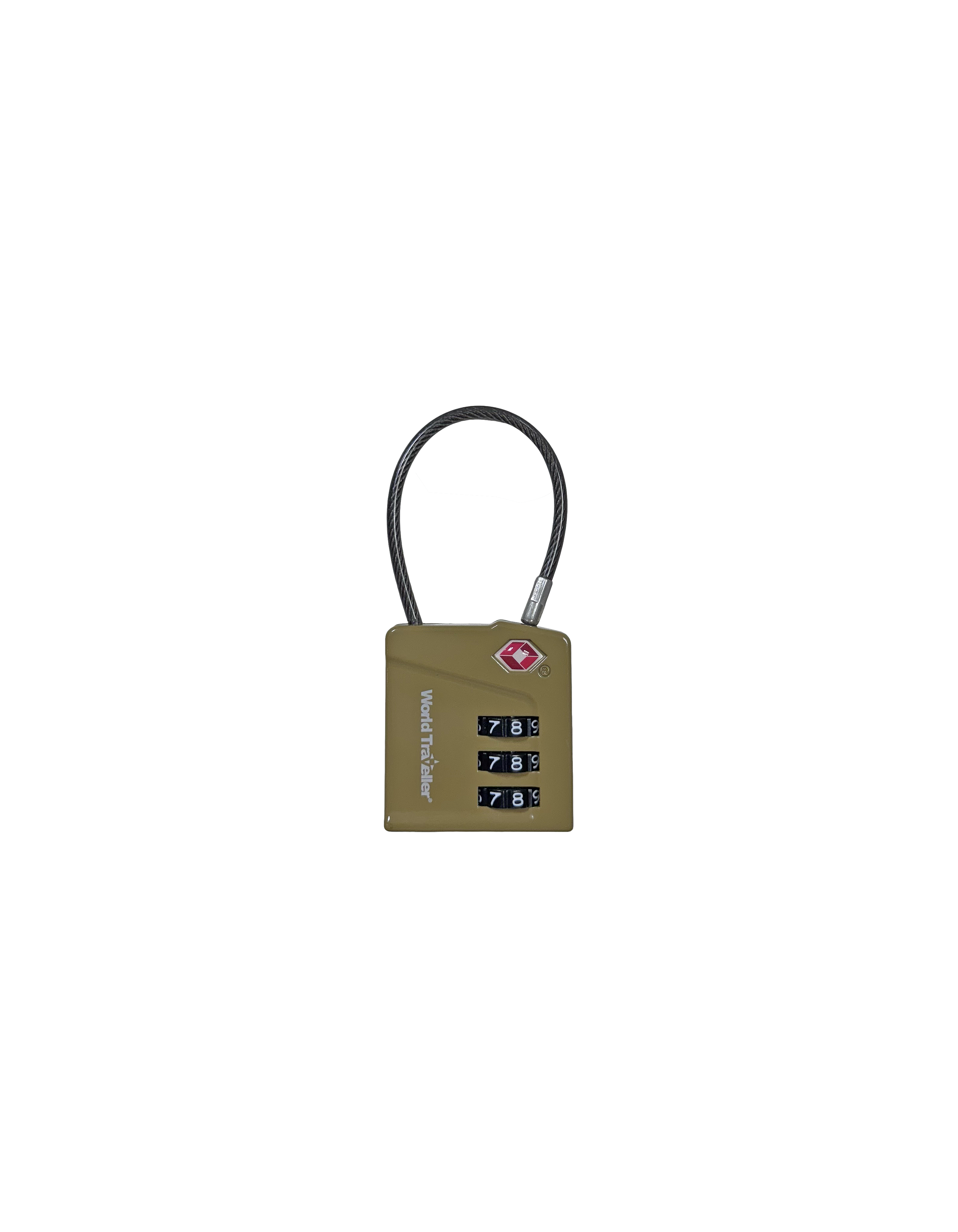 WORLD TRAVELLER DIAL CABLE TSA LOCK