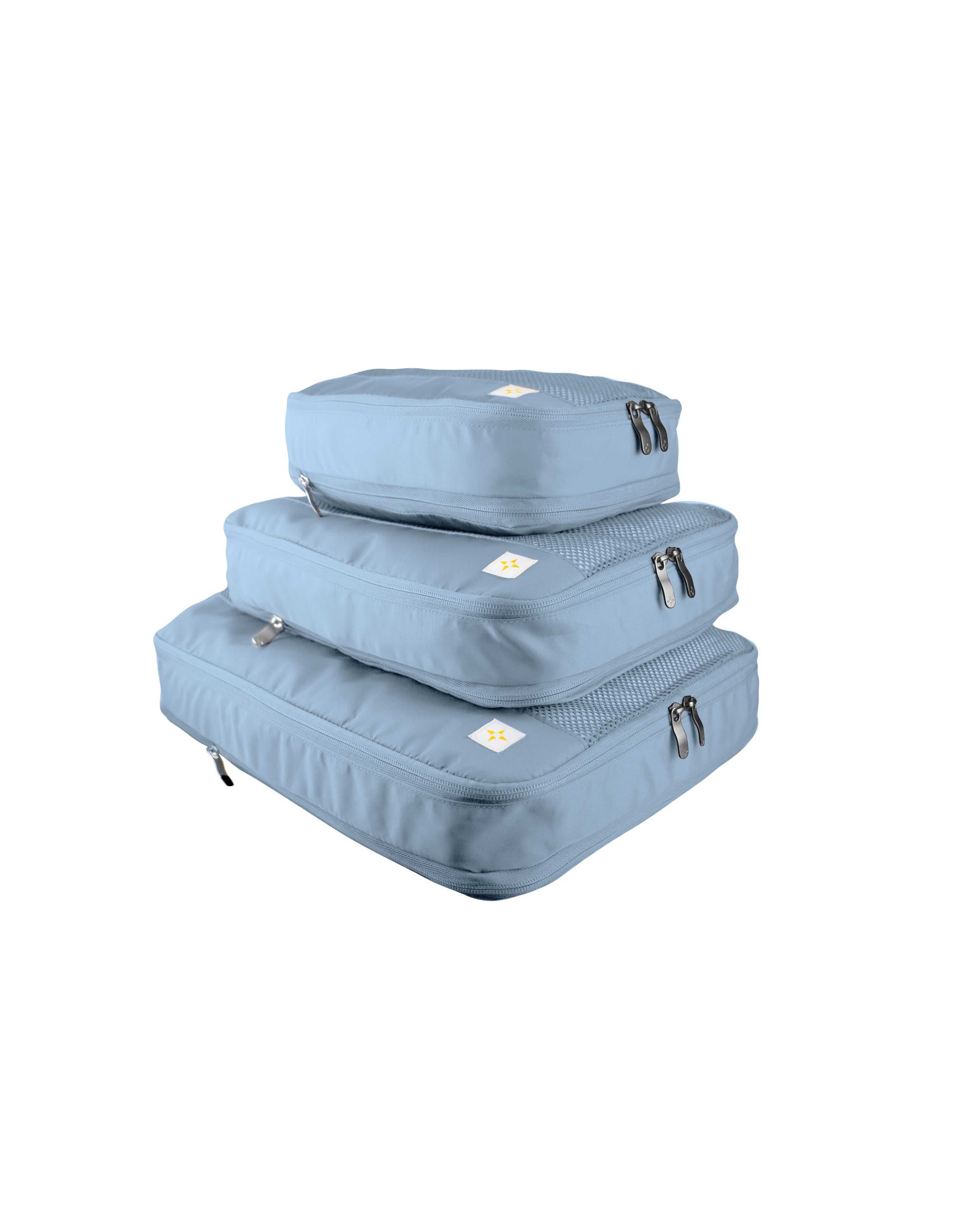 WORLD TRAVELLER 3PC COMP PCKNG CUBE SET ORGANIZER/PACKING CUBES